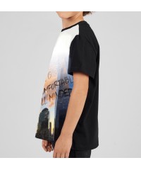 Pamuklu Urban Temalı Çocuk Tişört | Rahat Kalıp