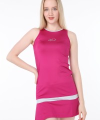 Kadın Fuşya Şortlu Tenis Elbisesi