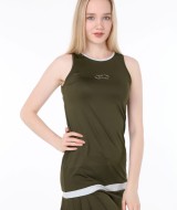 Kadın Haki Şortlu Tenis Elbisesi