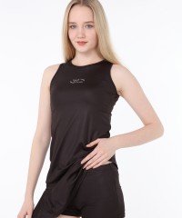 Kadın Siyah Şortlu Tenis Elbisesi