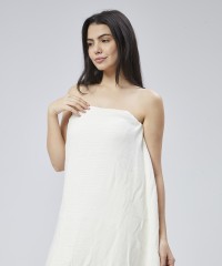 %50 Bambu %50 Pamuklu Krem Renk Müslin Peştemal %50 Bambu %50 Pamuklu Krem Renk Müslin Peştemal