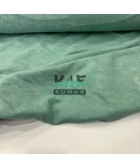 Baskılı 3 İplik Diagonel Kumaş | Granit Yeşili