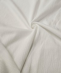 Penye Beyaz Su yolu Kırışık Kumaş | R1-04