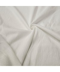 Penye Beyaz Su yolu Kırışık Kumaş | R1-04