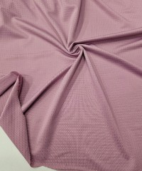 Penye Polyester Delikli Süprem Kumaş | Puslu Lila | A-06