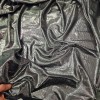 Penye Gümüş Sıvama Baskı İnce Süprem Kumaş | A-09