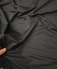 Siyah Mat Puantiye Lyc Süprem Kumaş | A-12