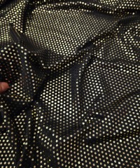 Gold Varak Puantiye Lyc Süprem Kumaş | A-13