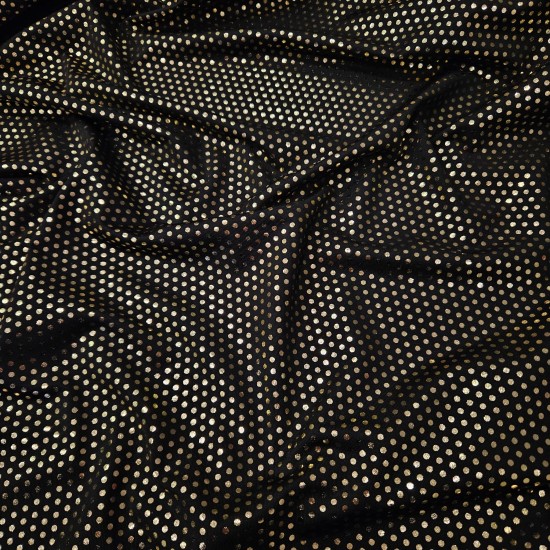 Gold Varak Puantiye Lyc Süprem Kumaş | A-13