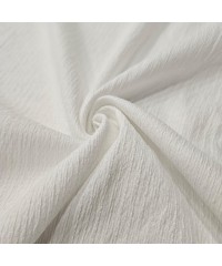 Penye Beyaz Su yolu Kırışık Kumaş | R1-04