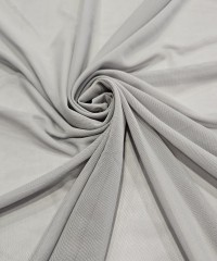 Gri Likralı Tül Kumaş | D-26