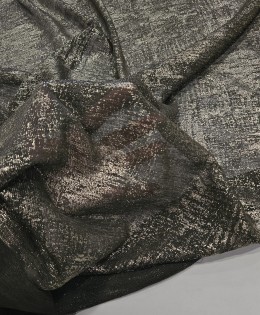 Gold Batik Baskı Haki Parça Kumaş