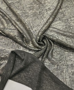 Gold Batik Baskı Haki Parça Kumaş
