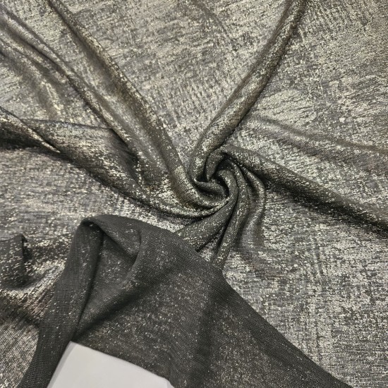 Gold Batik Baskı Haki Parça Kumaş