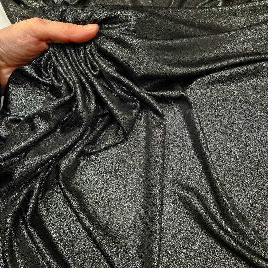 Gümüş Kumalama Baskı İnce Süprem Kumaş | R1-12