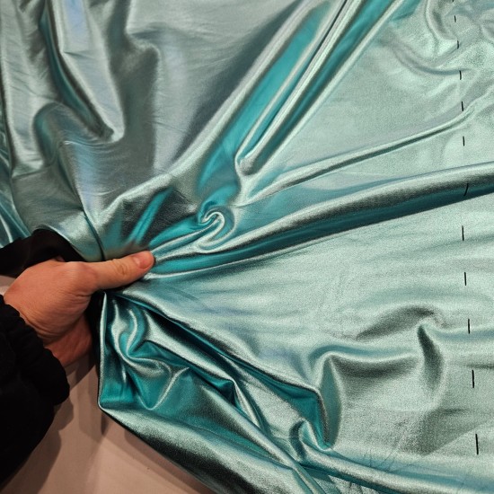 Polyester Parlak Mavi Parça Kumaş | 200x150 cm