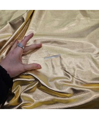 Polyester Parlak Sarı Parça Kumaş | 100x150 cm