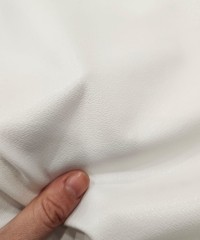 Suni Deri Görünümlü Ekru Kaplama İnterlok Kumaş | R1-08