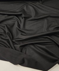 Diagonal Desen Tişörtlük Siyah Lyc Süprem Kumaş | R1-11