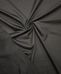 Geometrik Desen-2 Siyah İnterlock Kumaş | R1-15