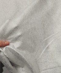 Gümüş Çıngırak Baskı İnterlok Kumaş | R1-17