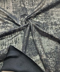 Gümüş Batik Desen Ribana Kumaş | B-7