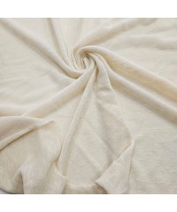 Krem Jakarlı Süprem Parça Kumaş | 200x150 cm