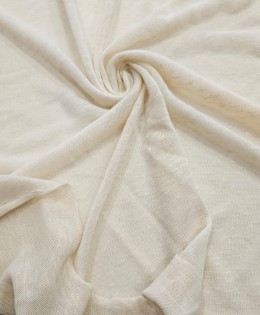 Krem Jakarlı Süprem Parça Kumaş | 200x150 cm