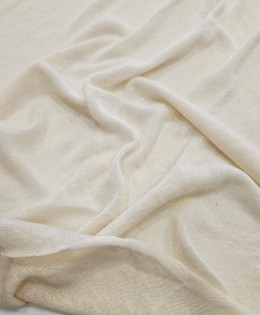 Krem Jakarlı Süprem Parça Kumaş | 200x150 cm