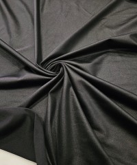 Saten Sıvama Lake Desen Siyah Süprem Kumaş | B-16