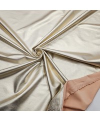 Açık Altın Renk Sıvama Kaplama Somon Zemin Süprem Kumaş | R3-4