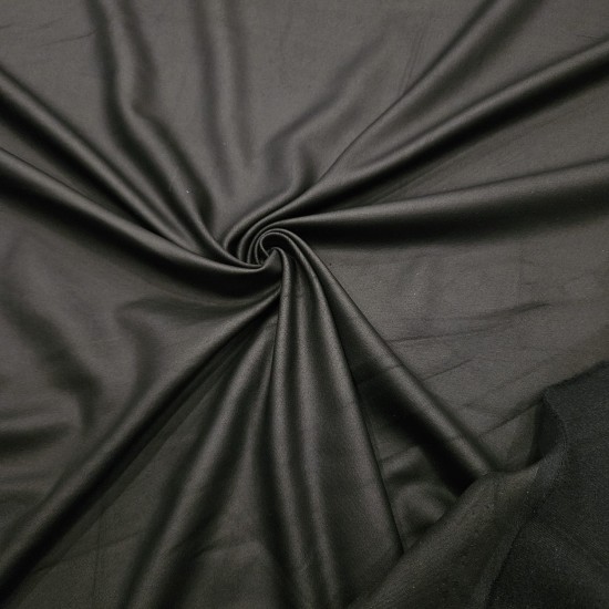 Mat Siyah Kaplama İnterlok Kumaş | K-10