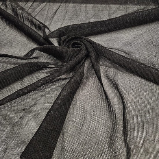 Transparan Siyah Tül Kumaş |  R3-1