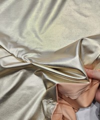 Açık Altın Renk Sıvama Kaplama Somon Zemin Süprem Kumaş | R3-4