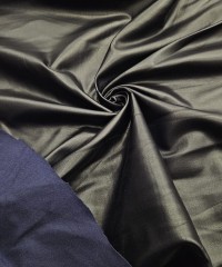 Siyah Kaplama Gece Mavisi Kalın Taytlık İnterlok Kumaş | R3-5