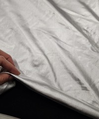 Gümüş Sıvama Kaplama Süprem Kumaş | R3-6