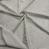Gümüş Kumlama Baskı  Beyaz Ribana Kumaş | C3-12