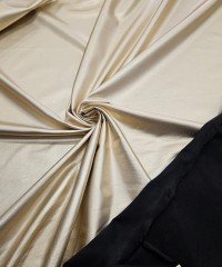 Açık Altın Varak Kaplama Siyah Zemin Süprem Kumaş | R4-9