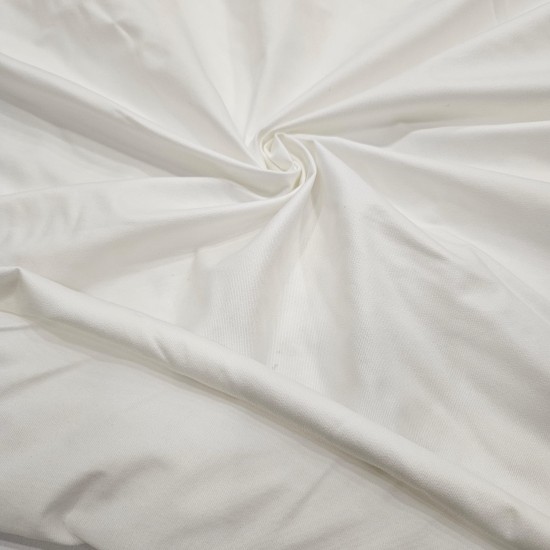 Şeffaf Lamine Ekru Süprem Kumaş | R4-01