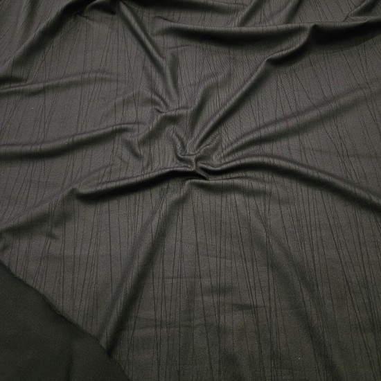 Mat Baskı Dağınık Çizgiler İnterlok Kumaş | C-15