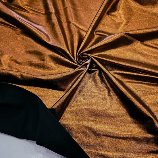 Bronz Varak Kaplama Simli Süprem Kumaş | R4-8