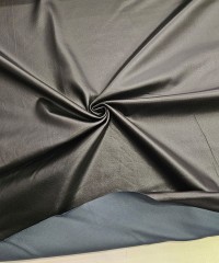 Mat Siyah Varak Kaplama Koyu İndigo Zemin Süprem Kumaş | R4-11