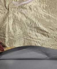 Altın Varak Kaplama Dokuma Memory Kumaş | R4-7