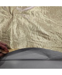 Altın Varak Kaplama Dokuma Memory Kumaş | R4-7