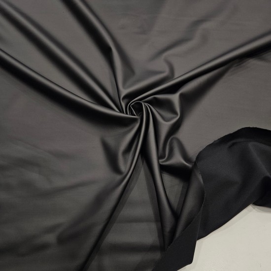 Mat Kaplama Siyah İnterlok Kumaş | R4-13