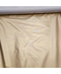 Altın Renk Kaplama Baskı Beyaz Zemin İnterlok Parça Kumaş