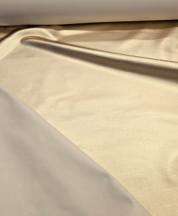 Altın Renk Kaplama Baskı Beyaz Zemin İnterlok Parça Kumaş