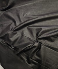 Mat Saten Kaplama Siyah İnterlok Kumaş | R4-15