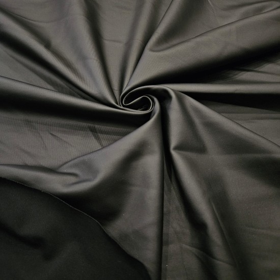 Mat Siyah Varak Kaplama Siyah İnterlok Kumaş | R4-16