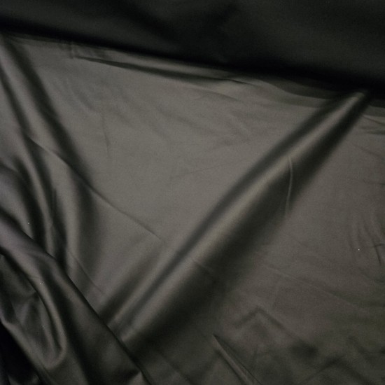 Mat Siyah Varak Kaplama Siyah İnterlok Kumaş | R4-16